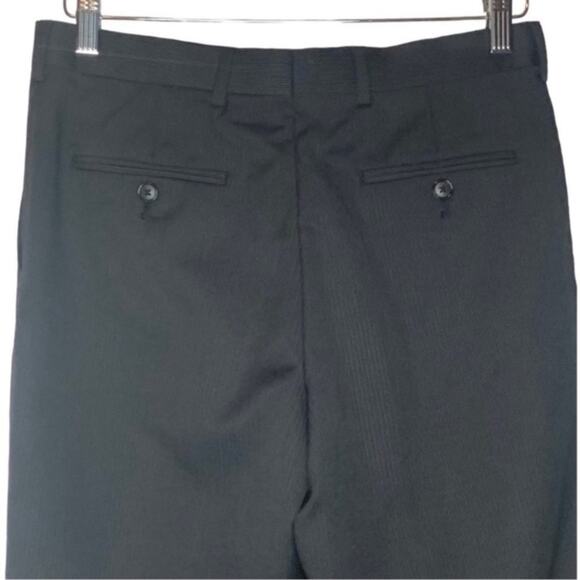 Nordstrom Boys Black Dress Pants Size 12-14 Classic Fit School Uniform Formal - Picture 4 of 7